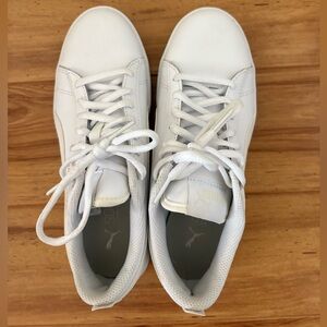 Puma Classic White Leather Sneakers